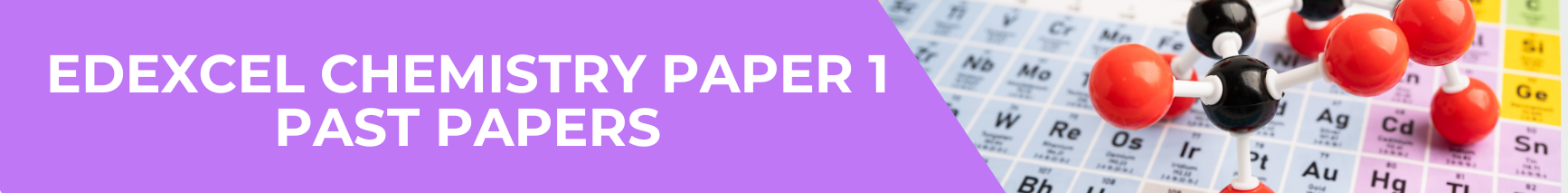 Edexcel Chemistry Paper 1 Past Papers