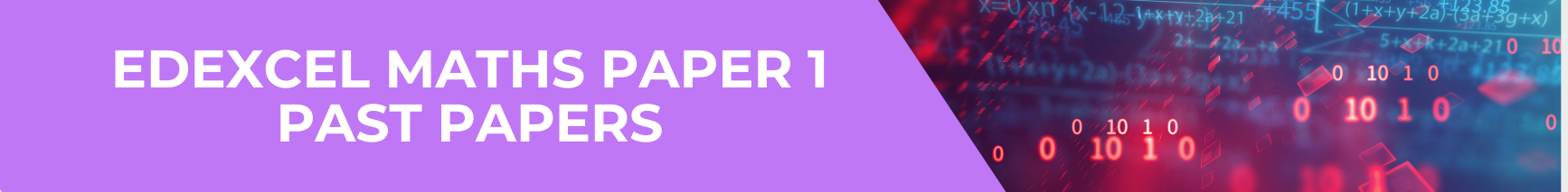 Edexcel Maths Paper 1 Past Papers